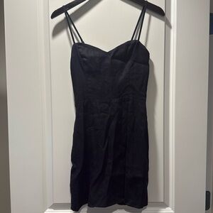 Reformation linen mini dress